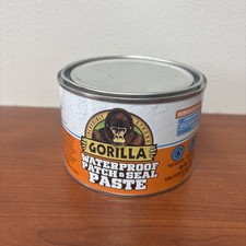 Gorilla Waterproof Patch and Seal Paste White Sealant 1 Pound Can