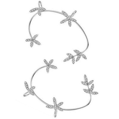 2 Pcs Ohrring Klemme Statement Ohrringe Ohrmanschetten Ohne Piercing Ohrclip