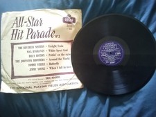 LORDs TAVERNERS RECORD 1957  =  78rpm  = TOMMY STEELE/ MAX BYGRAVES/ BEVERLY SIS