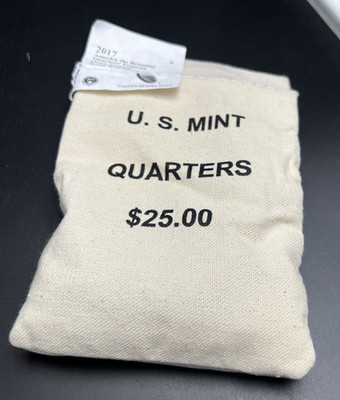 2017 S 25c Ozark Rivers 100 Coin US Mint Certified BU UNC ATB Quarter Bag $25 FV