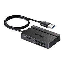 Buffalo BUFFALO USB3.0 Multi-Card Reader SDXC Standard Model Black