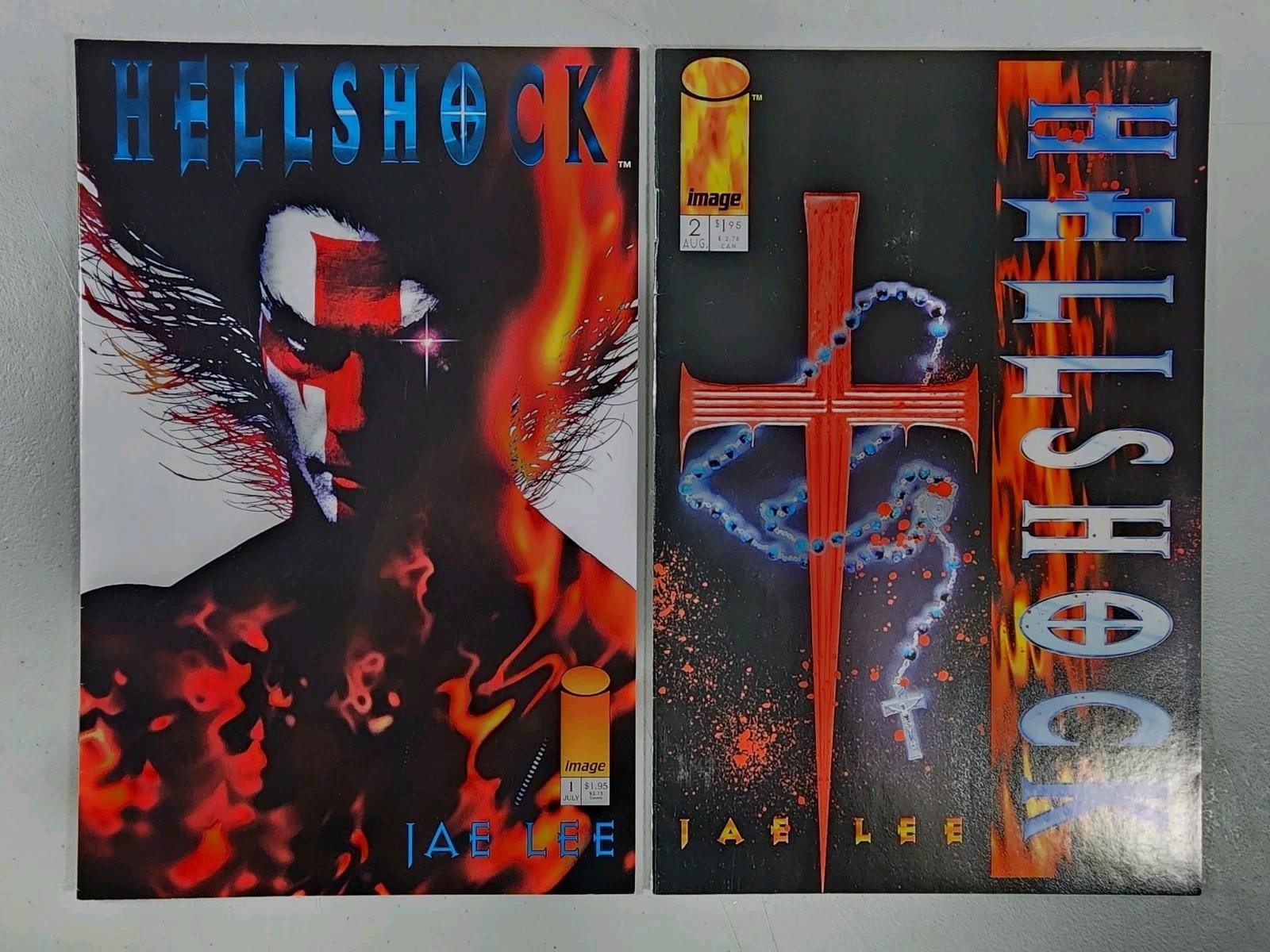 HELLSHOCK #1 & 2 NM Jae Lee Image 1994 lot of 2