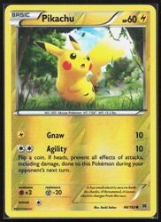 Pikachu 48/162 XY BREAKthrough Reverse Holo