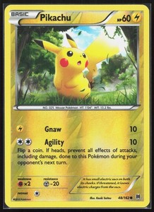 Pikachu 48/162 XY BREAKthrough Reverse Holo