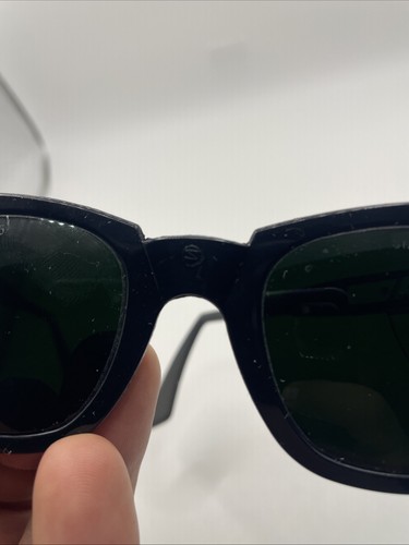 Vintage Sellstrom Flyer Safety Glasses - Dark Green EXCELLENT CONDITION- 50s - Picture 10 of 11