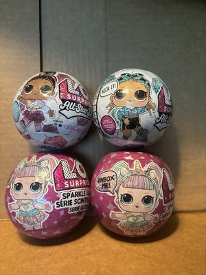 #ad NEW Old Stock Lot of 4 LOL Surprise: 2 Sparkle Series amp; 2 All Star B.Bs $45.99