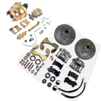 #ad Front Power Disc Brake Conversion Kit Drilled Rotors Fits for Biscayne 1959 1964 $575.00