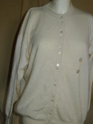 Vintage Angora Feinstrick Jacke Gr. 46? - Bild 1 von 3