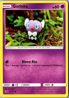 Gothita 52/145 Common Guardians Rising Lightly Played Pokemon Card TCG Single