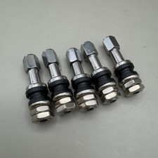 Chrome Valve Stem Replacements 5 Piece Set For Car Truck