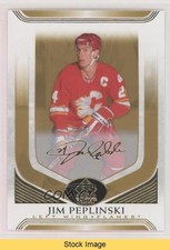 2020 Upper Deck SP Signature Edition Legends Gold Jim Peplinski #153 READ 0l6f