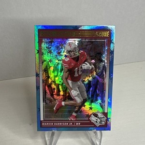 2024 Score Rookies Marvin Harrison Jr. #305 Blue Stars Foil /399 (RC) Cardinals 