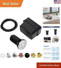 Cordless 3.5" Sink Top Air Switch for Kitchen Disposal - Easy Installation