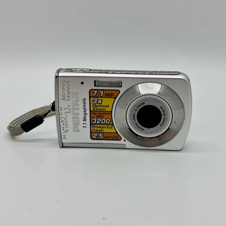 Pentax Optio M30 7.1 MP CCD Compact Digital Camera Y2K *TESTED READ DESC.* - Image 3 of 4