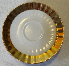 Wunsiedel Bavaria Porzellan Demitasse Saucers 24k