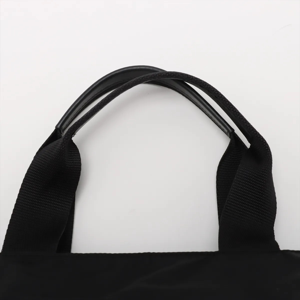 Prada Tessuto nylon x leather 2 Way Handbag Black 1BG360 thumbnail 6