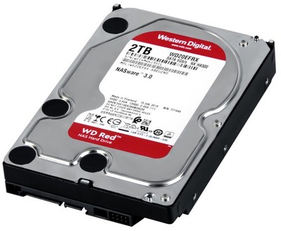 WD Red Hard Drive WD20EFRX NX HA500 NASware 3.0 2TB 5.4K 64MB SATA III 3.5'