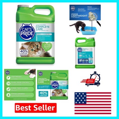 10 lbs of  Unscented Clumping Litter - Hypoallergenic & Multi-Cat Care