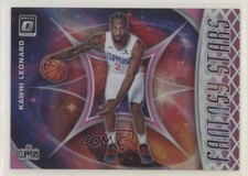 2019 Panini Donruss Optic Fantasy Stars Pink Prizm 23/25 Kawhi Leonard #10 04u1