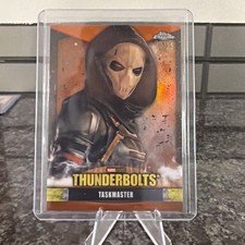 2025 Topps Chrome Marvel Studios Thunderbolts Taskmaster Orange /25