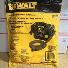 For Dewalt Disposable Fleece Liner for Dust Extractor (5 PK)(DCV9402)