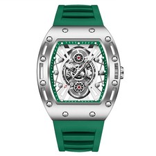 Men Fashion Watch Boy Sport Luminous Quartz Watches Silicone Band