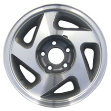 15x7 5 Slot Used Aluminum Wheel Take-off Machined And Painted Charcoal Whl-3008 15x7 5 Slot Used Aluminum Wheel Take-off Machined And Painted Charcoal Whl-3008