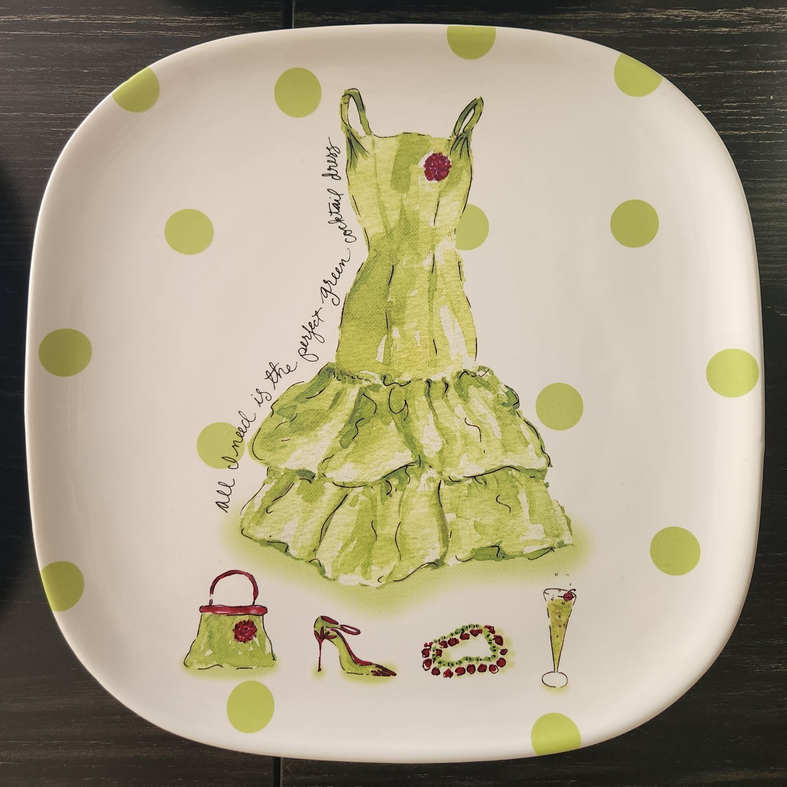 Rosanna Dessert Plates 8" All I Need 4 Different Dresses Set Of 4 With Box