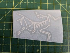 ARCTERYX white vinyl decal sticker..... 2" x 3"....UK seller