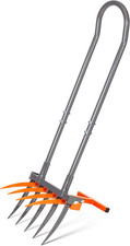 Broad Fork Garden Tool, 9 Tines Heavy Duty Br...