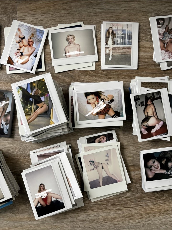Art Nude Polaroid Instax Wide - Unsorted Lot Of 1000 + Nude And Non