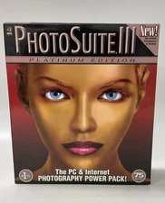 2000 MGI Software Corp Photo Suite III Platinum Edition CD-ROM PC/Internet