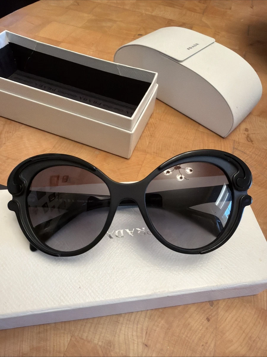 PRADA Black Cat Eye Sunglasses for Women for sale | eBay