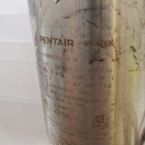 Pentair Pentek P43B0015A2-01, 1-1/2HP 4" Submersible Motor - Picture 3 of 12