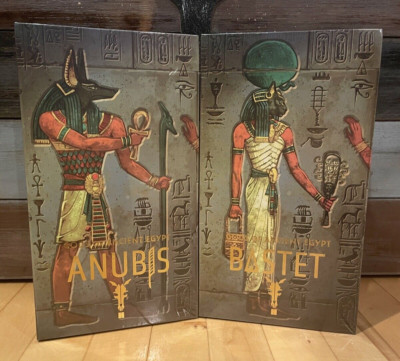 New Four Horsemen Figura Obscura Gods of Ancient Egypt Anubis Bastet Figure Set