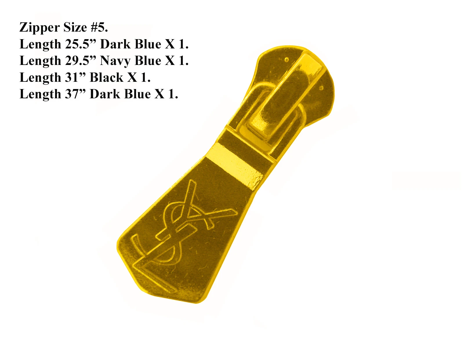 SAINT LAURENT (YSL) Giacca YSL con cerniera taglia # 5 prezzo al pezzo