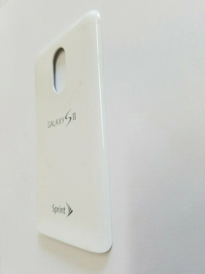 Cubierta de puerta de batería trasera blanca Sprint PCS para Samsung Galaxy S2 SPH-D710 Foto 2 de 4