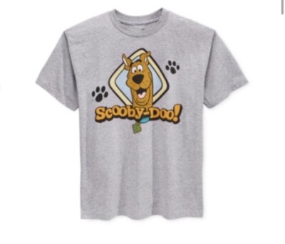 Scooby Doo Big Boys Big Face Scooby Short Sleeve T-Shirt Size Medium (6) 