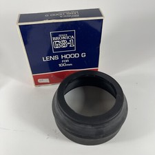 Zenza Bronica - GS 100mm - Round Twist-On Rubber Lens Shade Hood NIB Box Worn