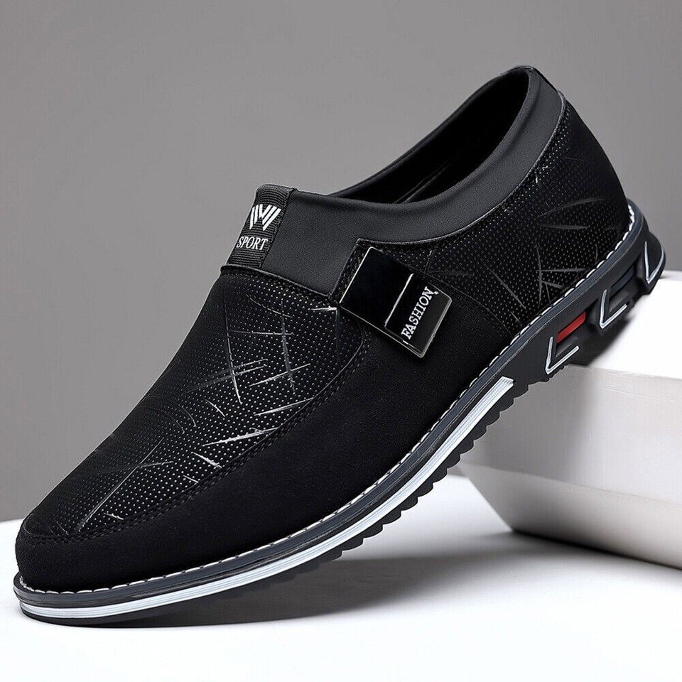 Men Shoes Business Men Casual Shoes Men Loafers Black eBay