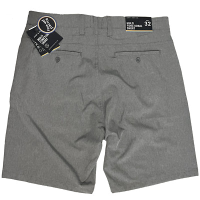 Trunks Mens Performance Multi-Functional Shorts Casual Pewter