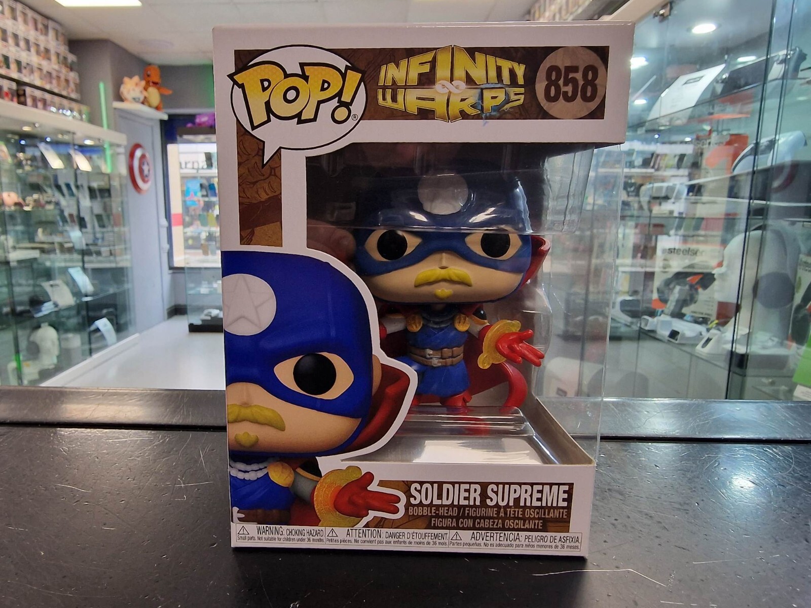 Marvel Infinity Warps Soldier Supreme #858 Funko Pop! Entrega Rápida