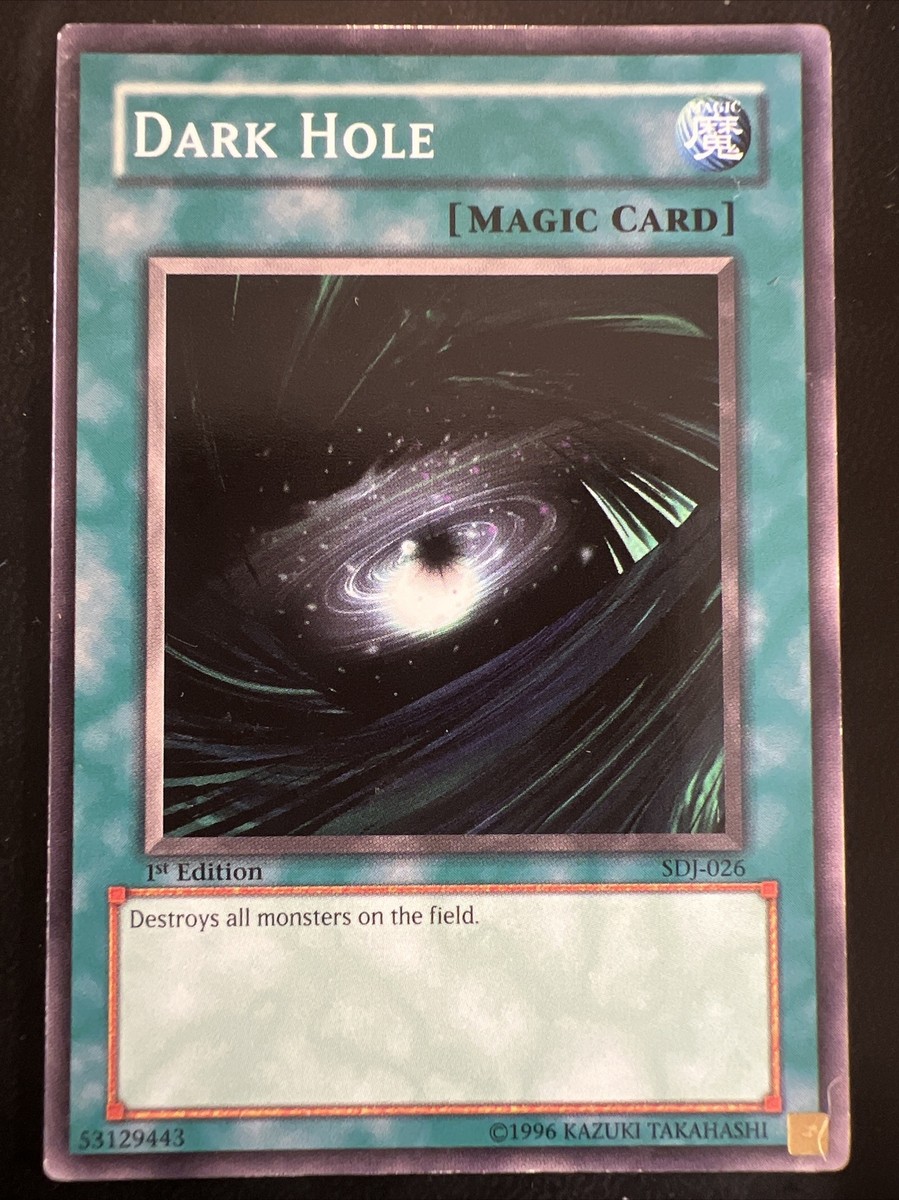 Yu-Gi-Oh! TCG Dark Hole Starter Deck Yugi Evolution SYE-026 1st Edition  Common