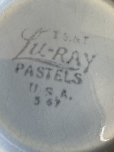 Set of 6 Vtg LU-RAY Pastels TS&T Berry Fruit Dessert Bowls 5 3/8” - Picture 10 of 24