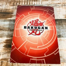 Lot of (130) Bakugan Battle Brawlers Cards with Folder - Metal, Magnetic, Rares