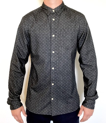 AllSaints Cresco Spot LS Shirt Retail $178 NWT Price $79 All Saints S