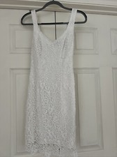 Women’s Guess Short White Lace dress Size Small