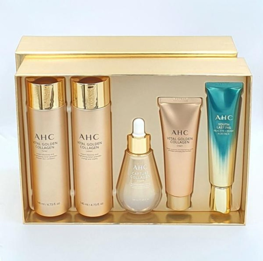 AHC Vital Golden Collagen Skin care eye cream Special set Korean