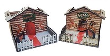 MDF Pre Printed Santas Grotto Bundle 28mm Warhammer, Malifaux, Wargame Terrain
