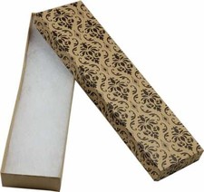 10pcs Damask Paper Boxes for Bracelet Jewelry Organizer Case Display Cotton